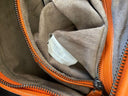 Bottega Veneta Nappa Intrecciato Orange Large Veneta Hobo Bag With Fringe