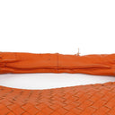Bottega Veneta Nappa Intrecciato Orange Large Veneta Hobo Bag With Fringe