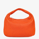Bottega Veneta Nappa Intrecciato Orange Medium Veneta Hobo
