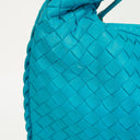 Bottega Veneta Nappa Intrecciato Turquoise Veneta Large Hobo Bag