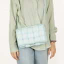 Bottega Veneta Spearmint Nappa Maxi Intreccio Padded Cassette Crossbody Bag