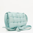 Bottega Veneta Spearmint Nappa Maxi Intreccio Padded Cassette Crossbody Bag