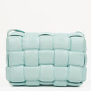 Bottega Veneta Spearmint Nappa Maxi Intreccio Padded Cassette Crossbody Bag