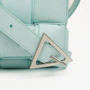 Bottega Veneta Spearmint Nappa Maxi Intreccio Padded Cassette Crossbody Bag