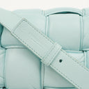 Bottega Veneta Spearmint Nappa Maxi Intreccio Padded Cassette Crossbody Bag