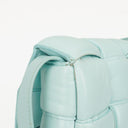 Bottega Veneta Spearmint Nappa Maxi Intreccio Padded Cassette Crossbody Bag