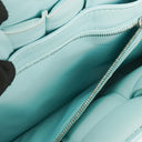 Bottega Veneta Spearmint Nappa Maxi Intreccio Padded Cassette Crossbody Bag