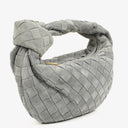 Bottega Veneta Suede Thunder Intrecciato Mini Jodie Bag