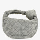 Bottega Veneta Suede Thunder Intrecciato Mini Jodie Bag