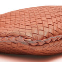 Bottega Veneta Veneta Large Hobo Bag Peach Nappa Intrecciato