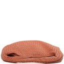 Bottega Veneta Veneta Large Hobo Bag Peach Nappa Intrecciato