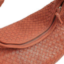 Bottega Veneta Veneta Large Hobo Bag Peach Nappa Intrecciato
