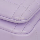 Burberry Lavender Quilted Leather Small Lola Shoulder Bagg