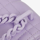 Burberry Lavender Quilted Leather Small Lola Shoulder Bagg