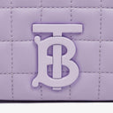Burberry Lavender Quilted Leather Small Lola Shoulder Bagg