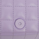 Burberry Lavender Quilted Leather Small Lola Shoulder Bagg