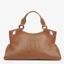 Cartier Marcello de Cartier Brown Leather Handle Bag