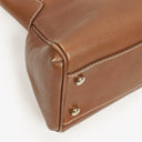 Cartier Marcello de Cartier Brown Leather Handle Bag