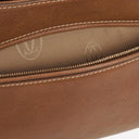 Cartier Marcello de Cartier Brown Leather Handle Bag
