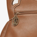 Cartier Marcello de Cartier Brown Leather Handle Bag