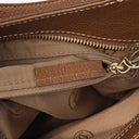Cartier Marcello de Cartier Brown Leather Handle Bag
