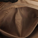 Cartier Marcello de Cartier Brown Leather Handle Bag