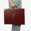 Cartier Must de Cartier Burgundy Briefcase