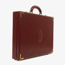 Cartier Must de Cartier Burgundy Briefcase
