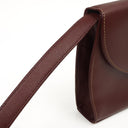 Cartier Must De Cartier Burgundy Leather Shoulder Bag