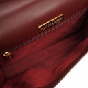 Cartier Must De Cartier Burgundy Leather Shoulder Bag