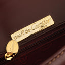 Cartier Must De Cartier Burgundy Leather Shoulder Bag