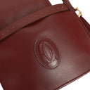 Cartier Red Leather Crossbody Bag