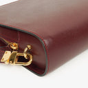 Cartier Must de Cartier Burgundy Leather Clutch Bag