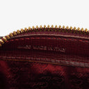 Cartier Must de Cartier Burgundy Leather Clutch Bag
