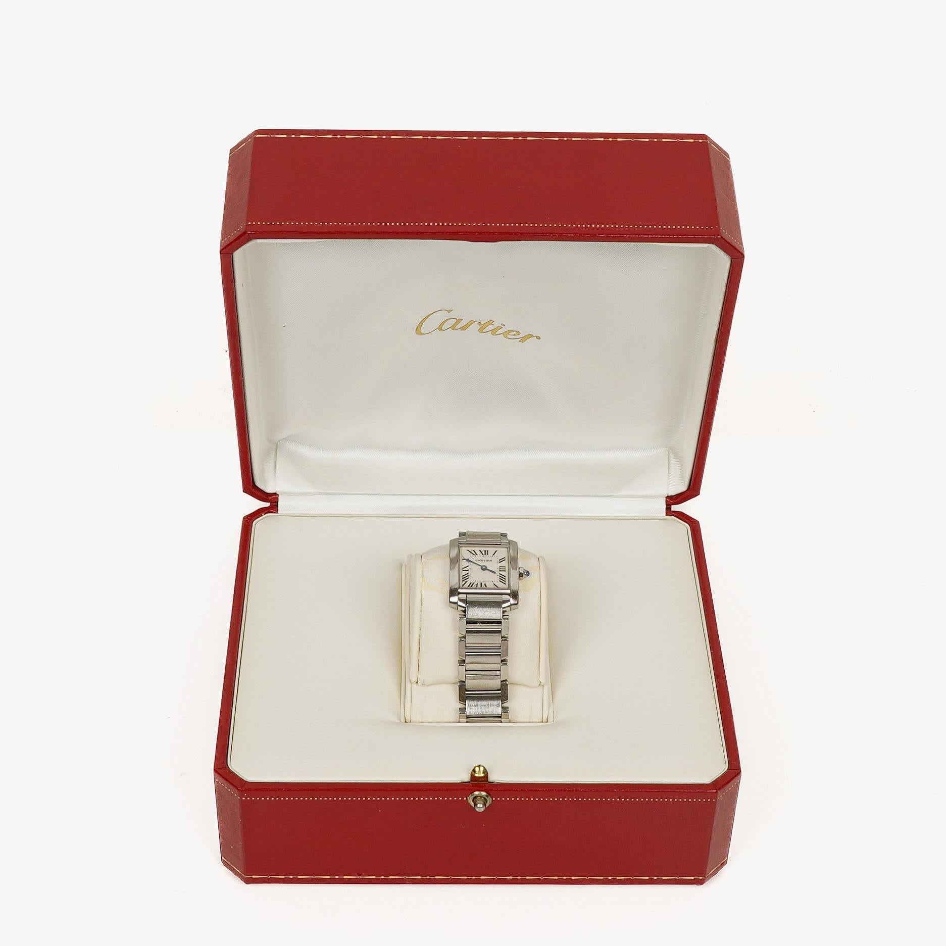 Cartier Tank Francaise 20mm Stainless Steel Quartz Watch