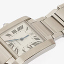 Cartier Tank Francaise Française 28mm Stainless Steel Automatic Watch