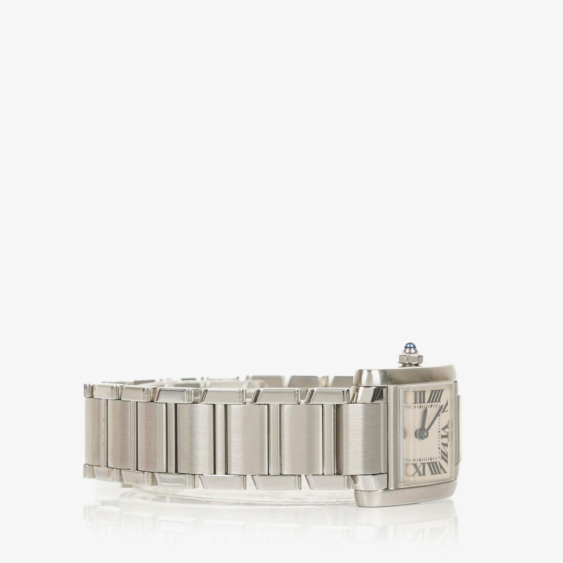 Cartier Tank Solo 20mm Stainless Steel Quartz Watch