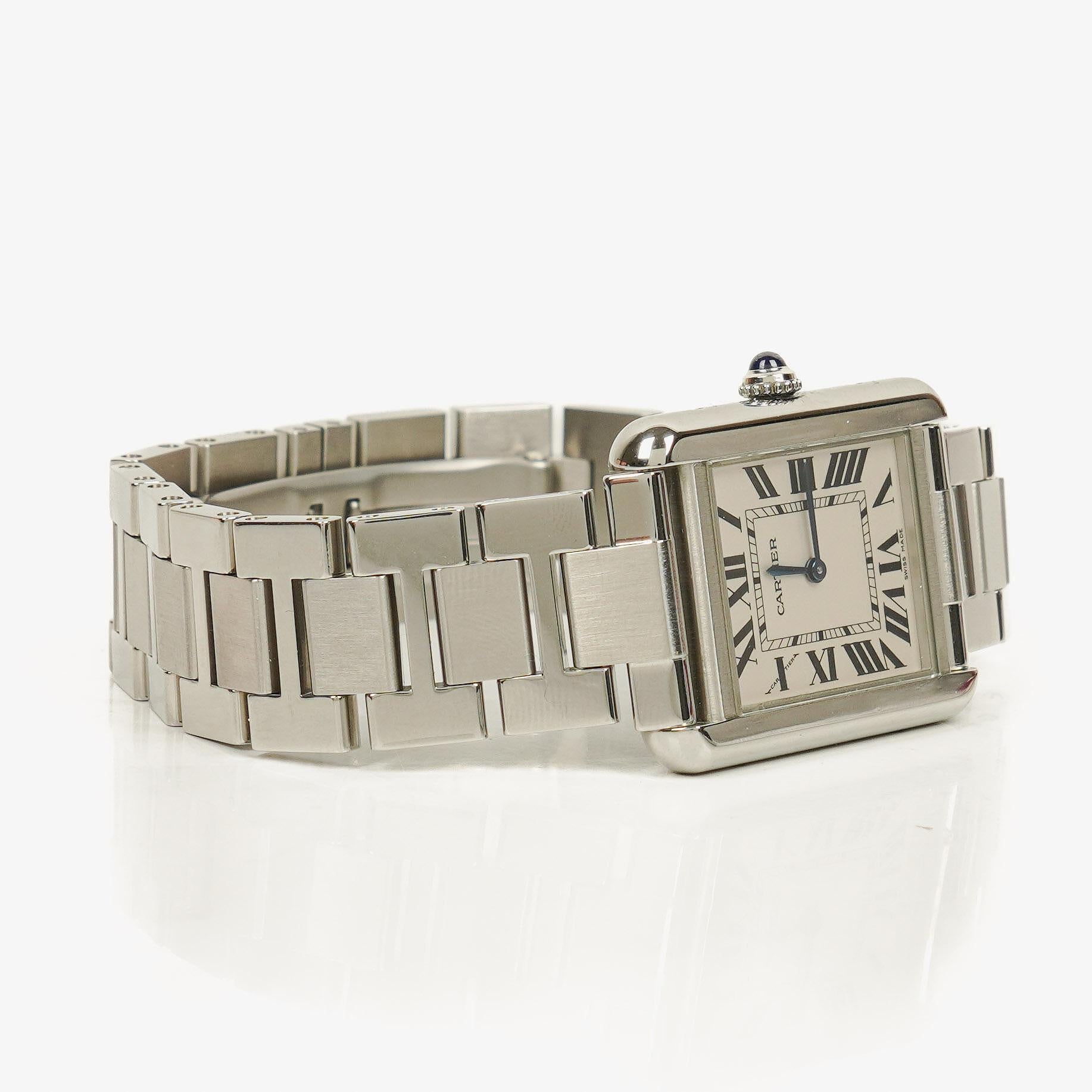 Cartier Tank Solo 24mm Stainless Steel Quartz Watch