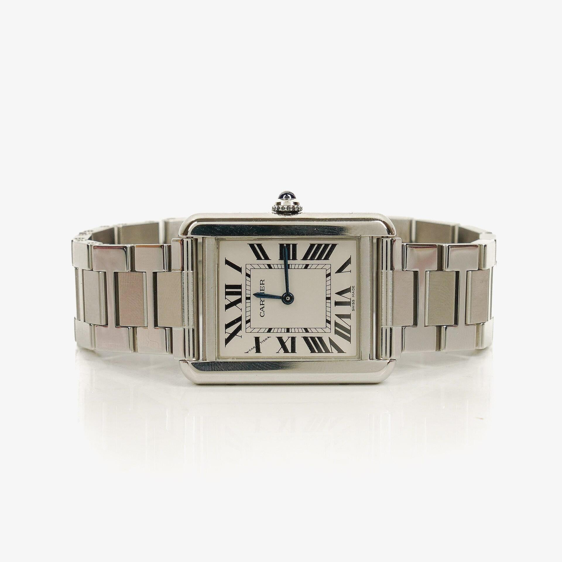Cartier Tank Solo 24mm Stainless Steel Quartz Watch