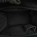 Celine Black Grained Leather Mini Luggage Tote Bag