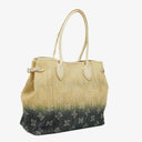 Celine Blue/Beige Macadam Denim Tote Bag