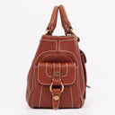 Celine Brown Grained Leather Boogie Bag