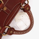 Celine Brown Grained Leather Boogie Bag