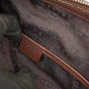 Celine Brown Suede And Leather Shouder Bag
