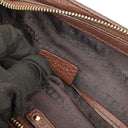 Celine Brown Suede And Leather Shouder Bag