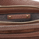 Celine Brown Suede And Leather Shouder Bag