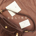 Celine Brown Suede And Leather Shouder Bag