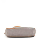 Celine C Macadam Grey Suede Shoulder Bag