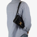 Celine Claude Long Triomphe East West Shoulder Bag Shiny Calfskin