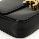 Celine Claude Long Triomphe East West Shoulder Bag Shiny Calfskin